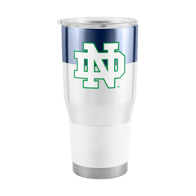 Notre Dame 30oz Colorblock Stainless Steel Tumbler - Logo Brands