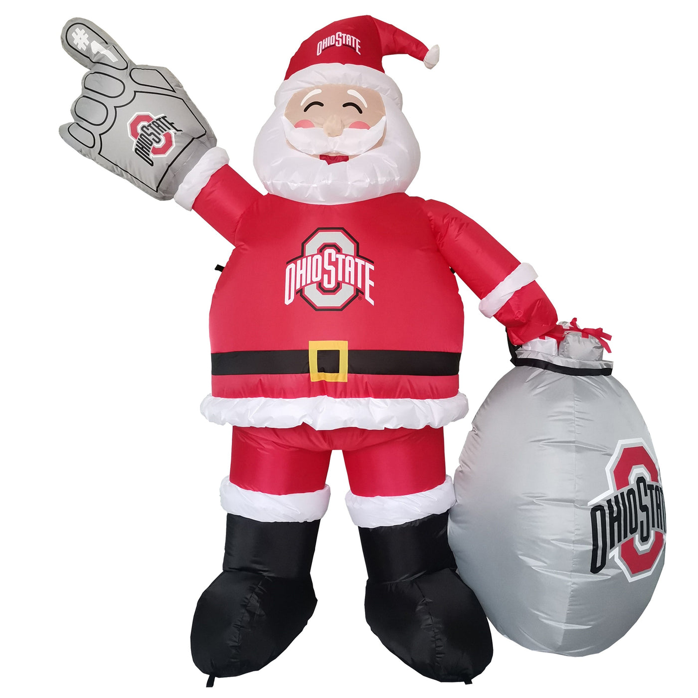 Ohio State Santa Claus Yard Inflatable