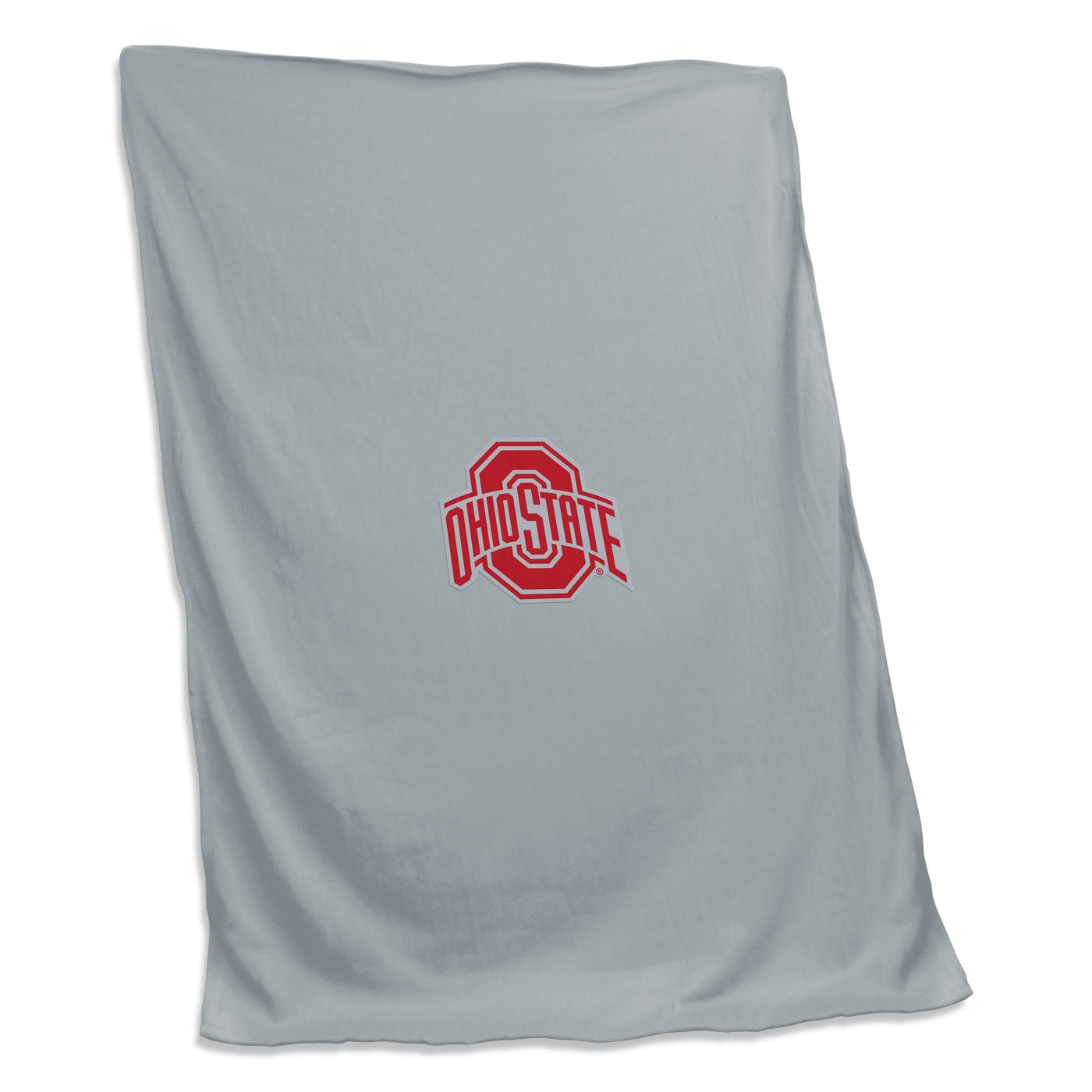 Ohio State Gray Sweatshirt Blanket (Screened) - Logo Brands