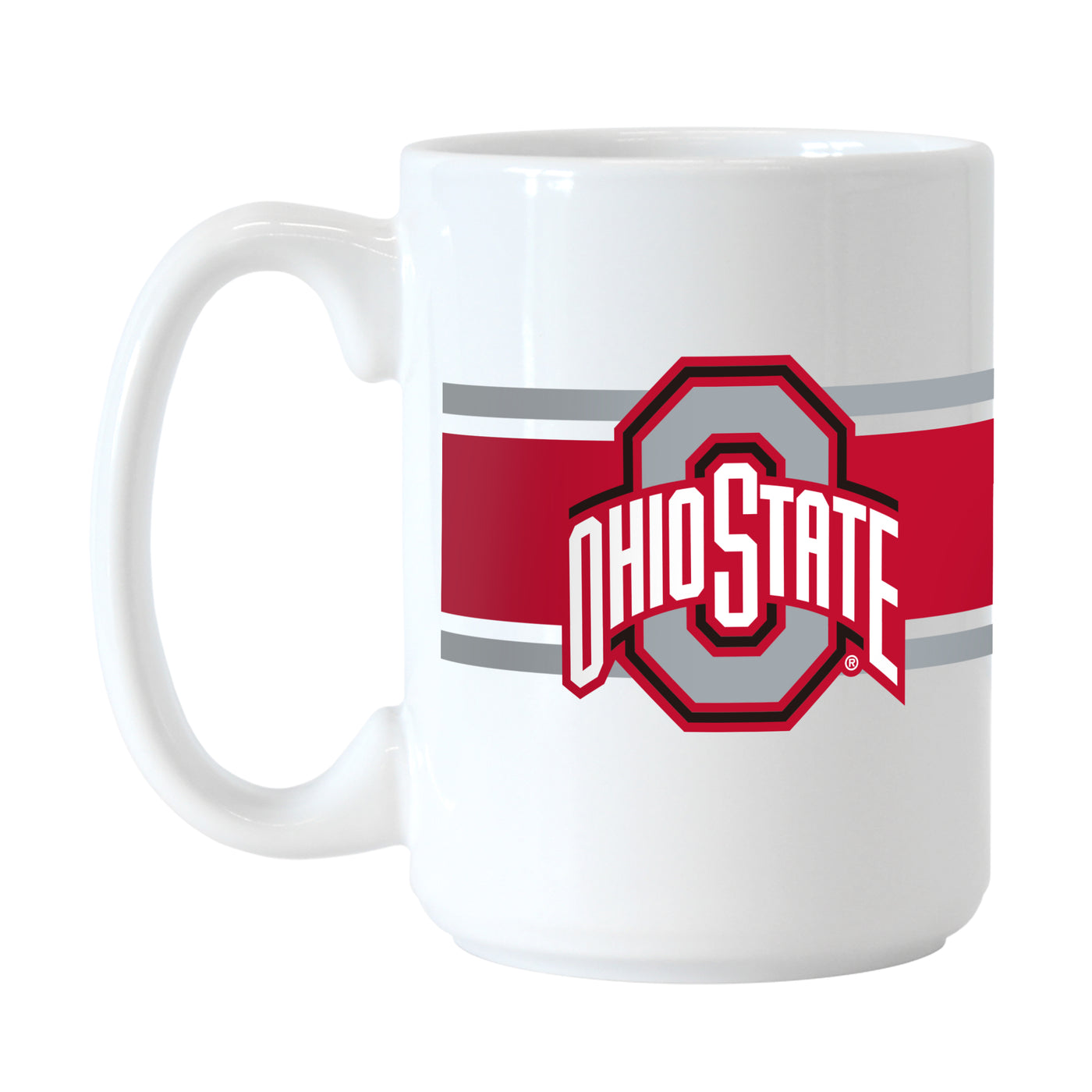 Ohio State 15oz Stripe Sublimated Mug