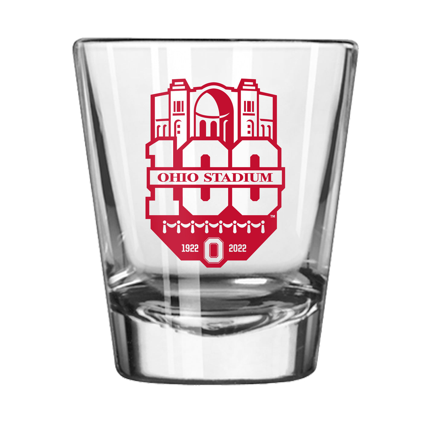 Ohio State 100th Anniversary 2oz Shot Glass - Logo Brands