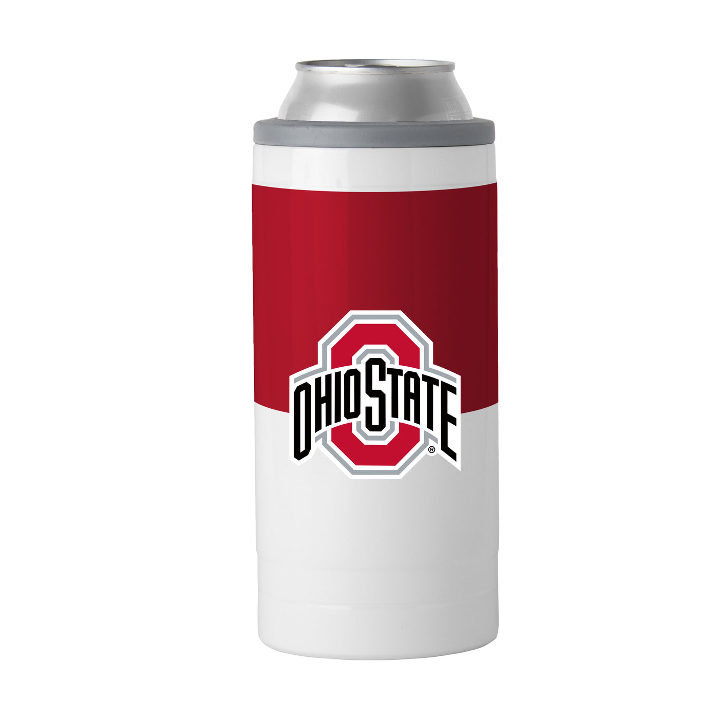 Ohio State Colorblock 12oz Slim Can Coolie