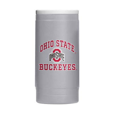 Ohio State 12oz Athletic Powder Coat Slim Can Coolie - Logo Brands