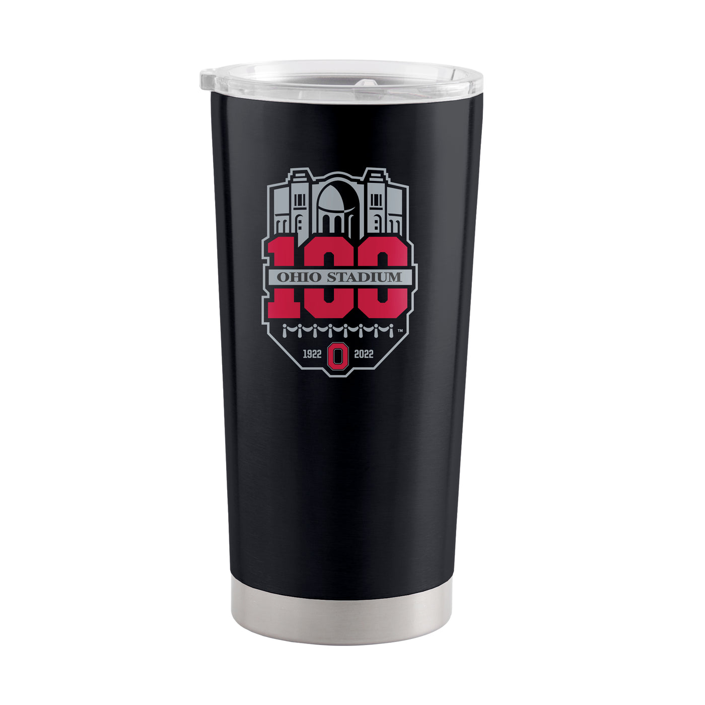 Ohio State 100th Anniversary Black 20oz Stainless Tumbler - Logo Brands