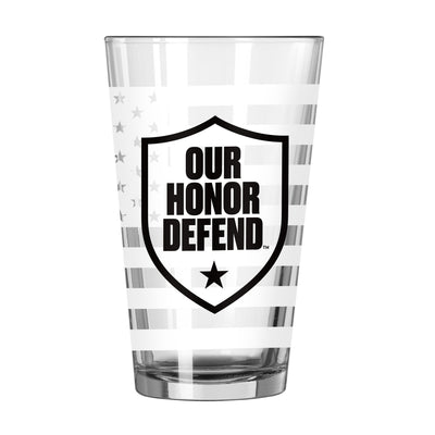 Ohio State Our Honor Defend 16oz Flag Pint Glass - Logo Brands