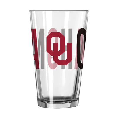 Oklahoma 16oz Overtime Pint Glass - Logo Brands