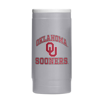 Oklahoma 12oz Athletic Powder Coat Slim Can Coolie - Logo Brands