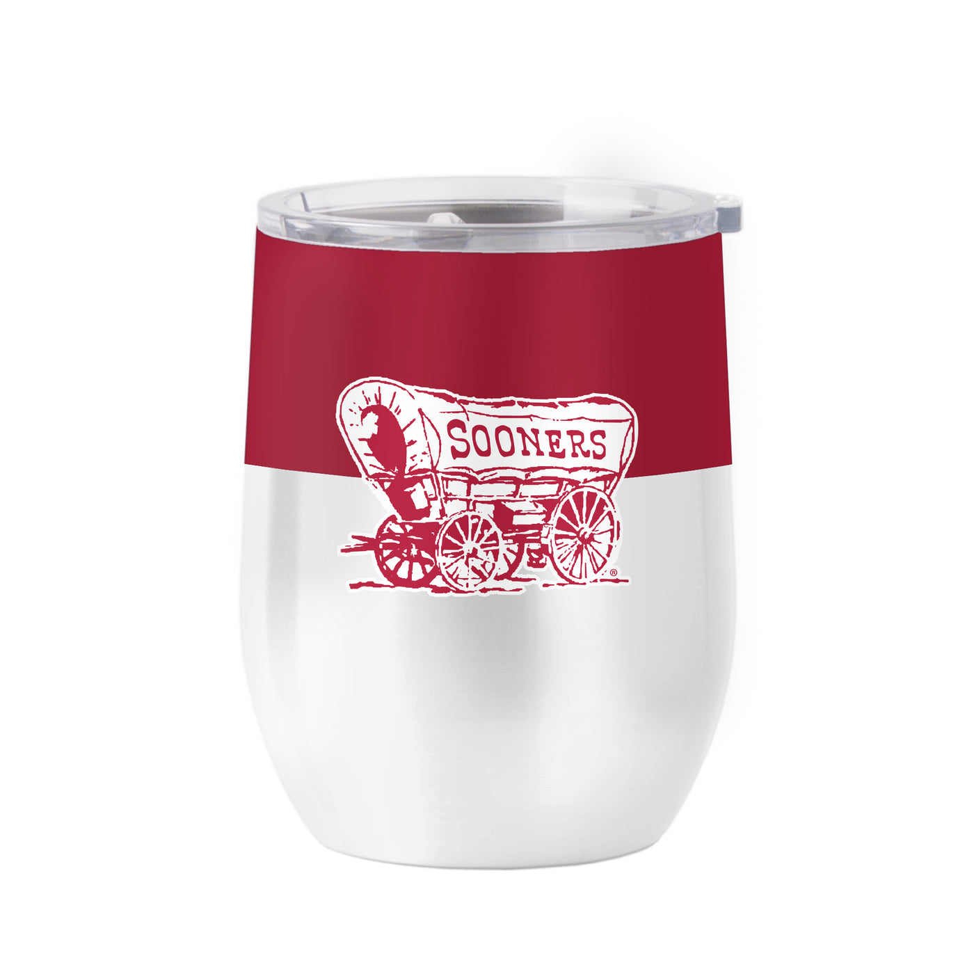 Oklahoma 16oz Colorblock Stainless Curved Beverage