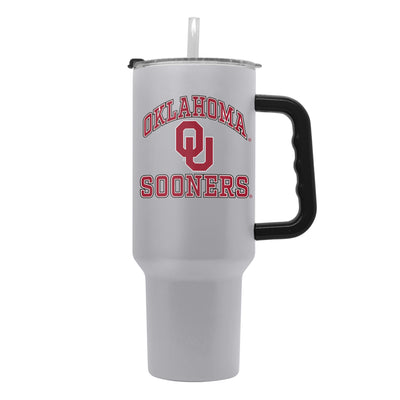 Oklahoma 40oz Athletic Powder Coat Tumbler - Logo Brands