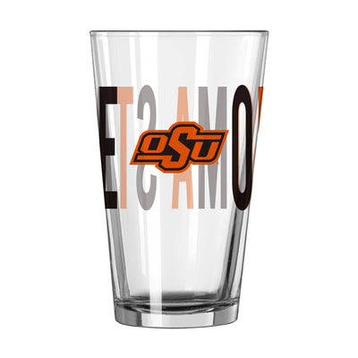 Oklahoma State 16oz Overtime Pint Glass - Logo Brands