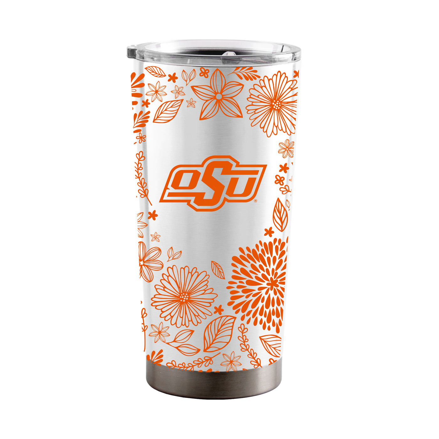 Oklahoma State 20oz Botanical Stainless Steel Tumbler - Logo Brands