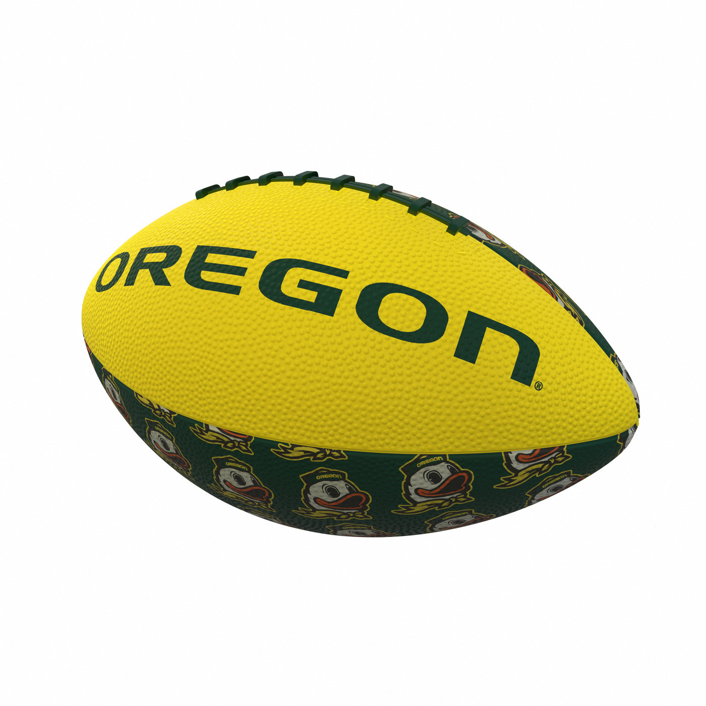 Oregon Repeating Mini-Size Rubber Football