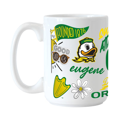 Oregon 15oz Native Sublimated Mug - Logo Brands