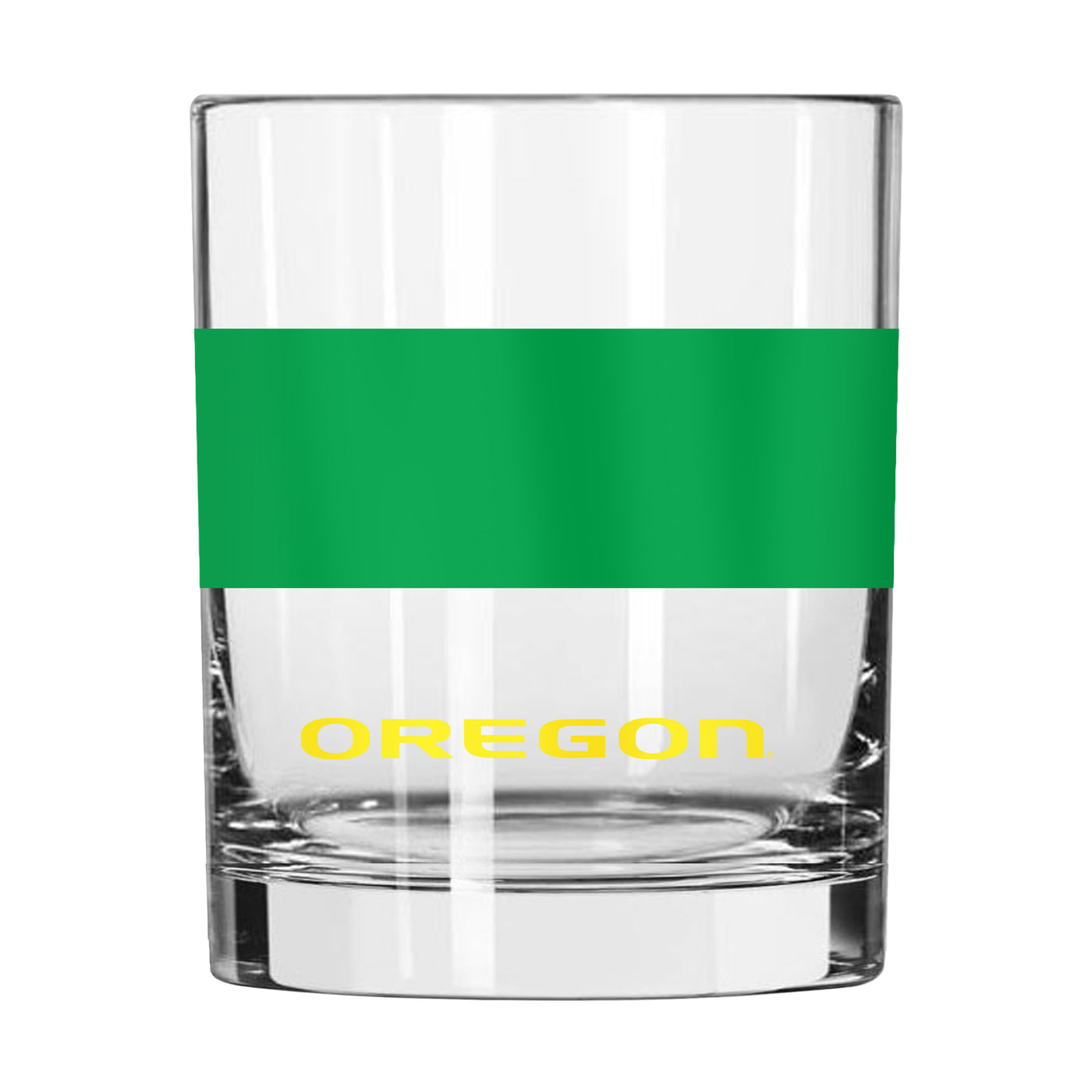 Oregon 14oz Colorblock Rocks Glass - Logo Brands