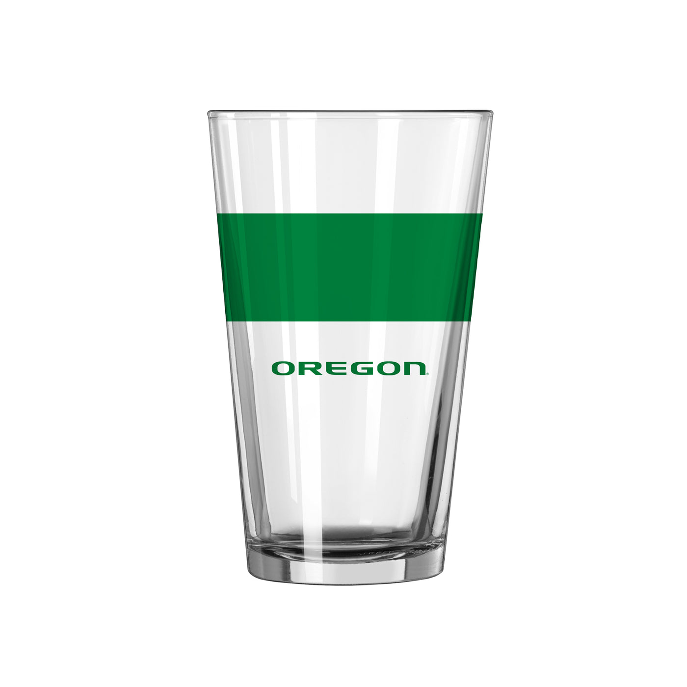 Oregon 16oz Colorblock Pint Glass - Logo Brands