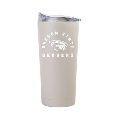 Oregon State 20oz Archway Sand Powder Coat Tumbler - Logo Brands