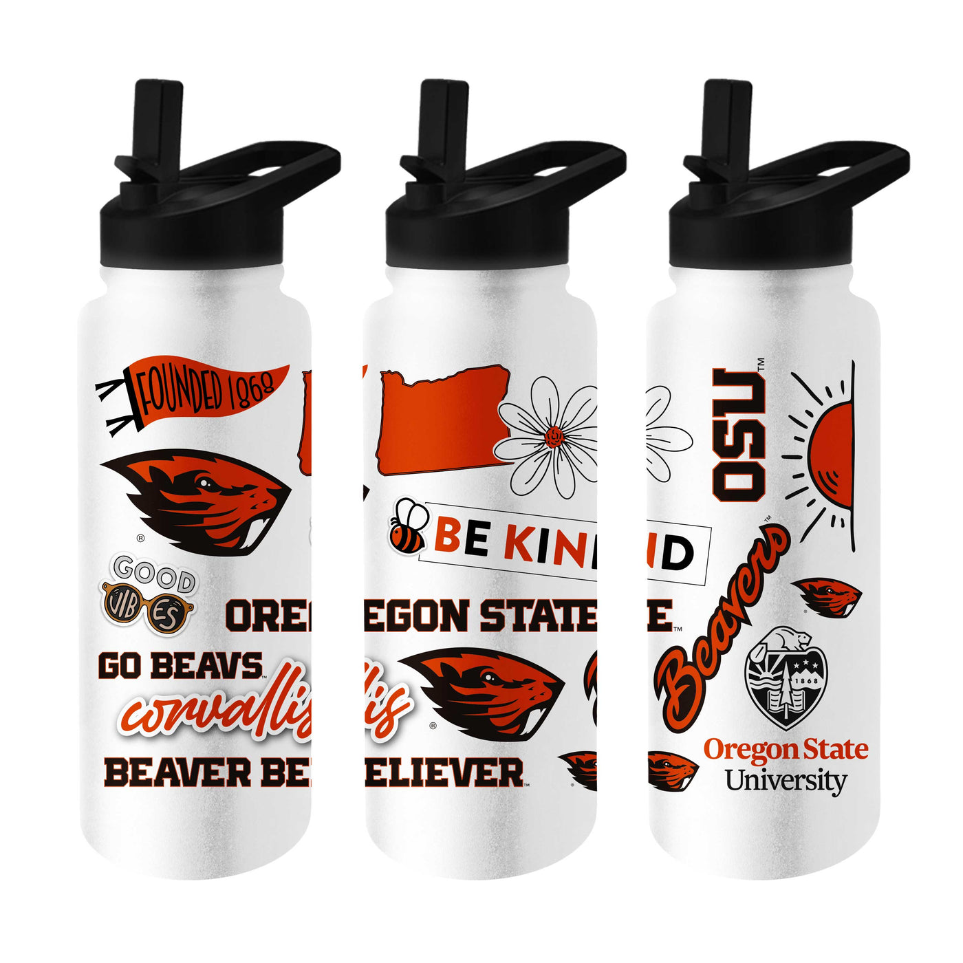 Oregon State 34oz Native Quencher Bottle