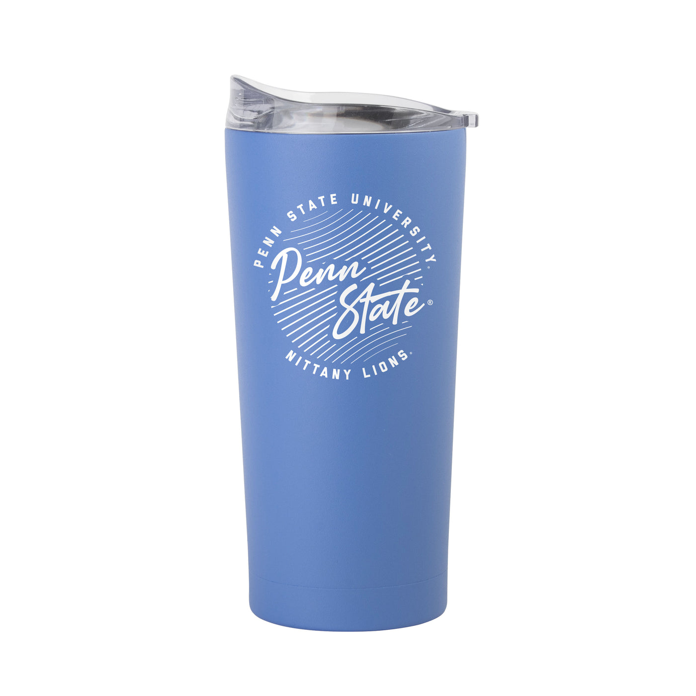 Penn State 20oz Retro Script Arctic Powder Coat Tumbler - Logo Brands