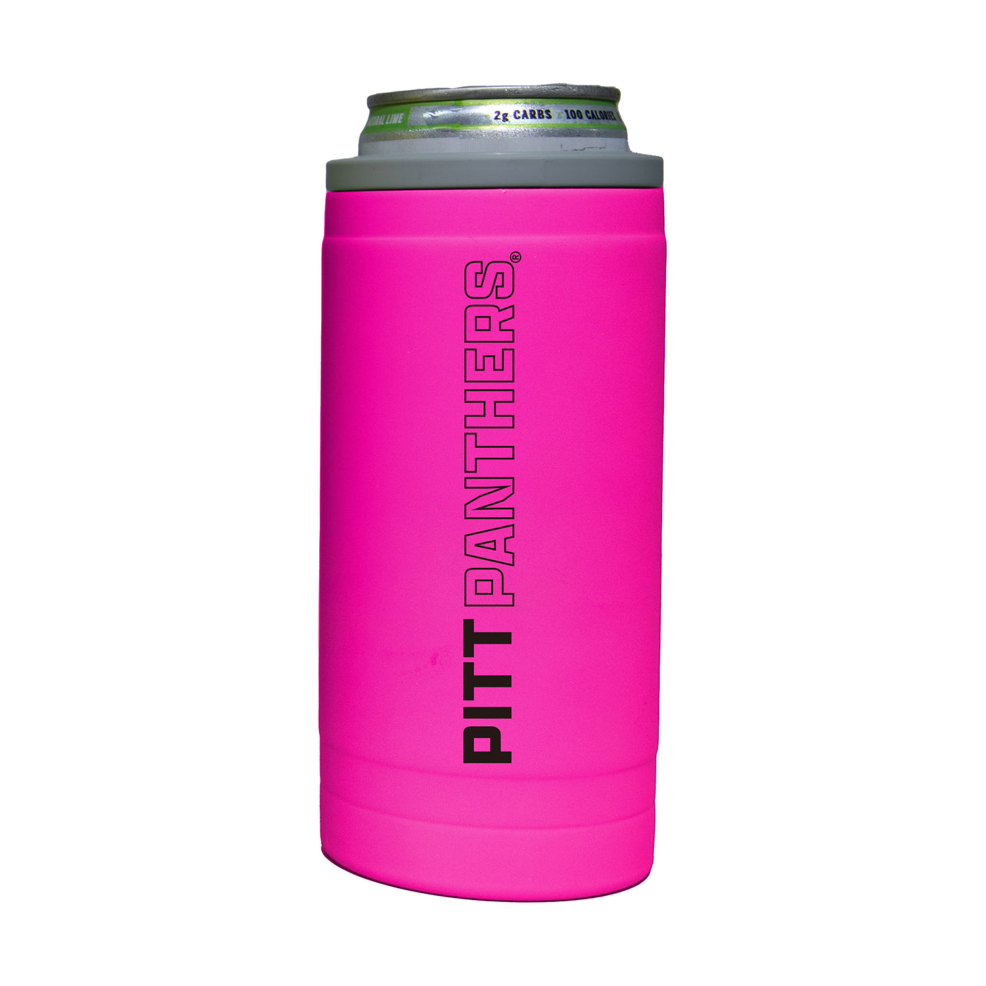 Pittsburgh 12oz Electric Stacked Soft Touch Slim Coolie - Logo Brands