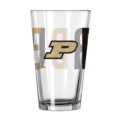 Purdue 16oz Overtime Pint Glass - Logo Brands