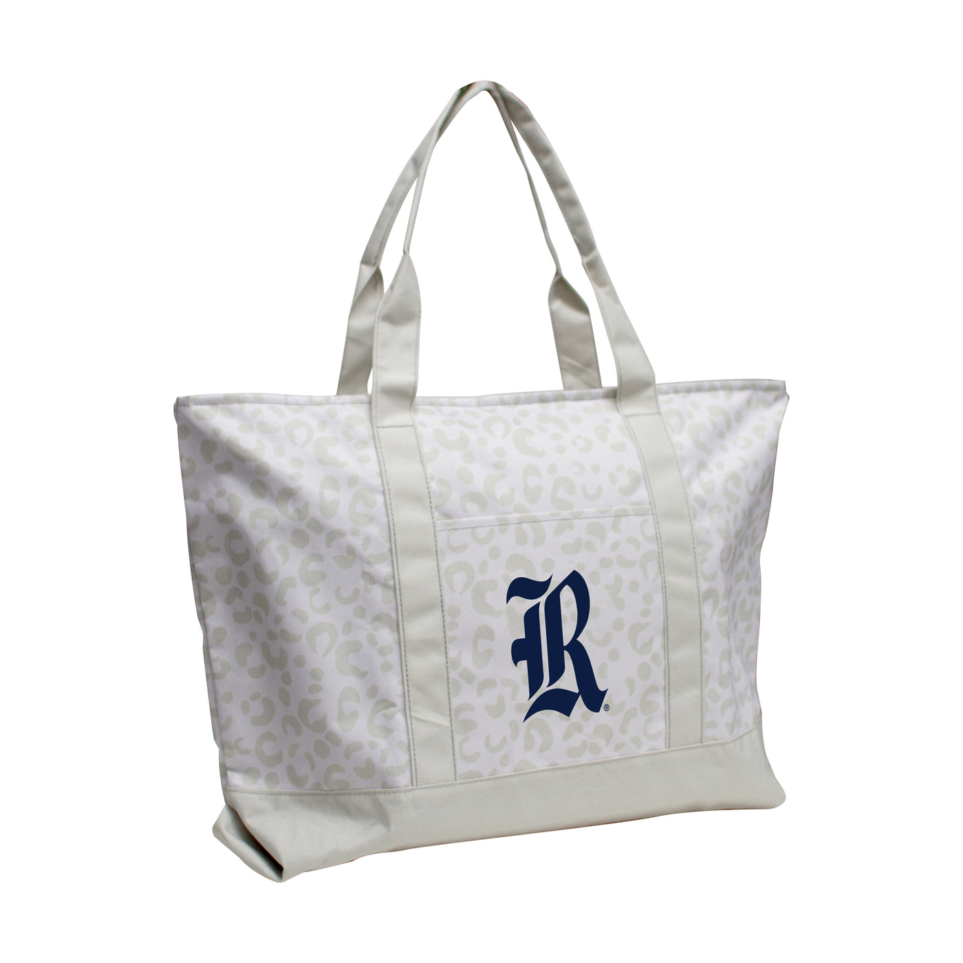 Rice Leopard Pattern Tote - Logo Brands