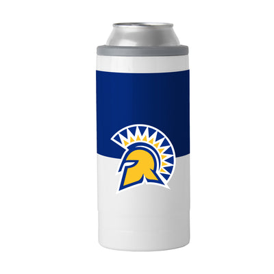 San Jose State 12oz Colorblock Slim Can Coolie - Logo Brands