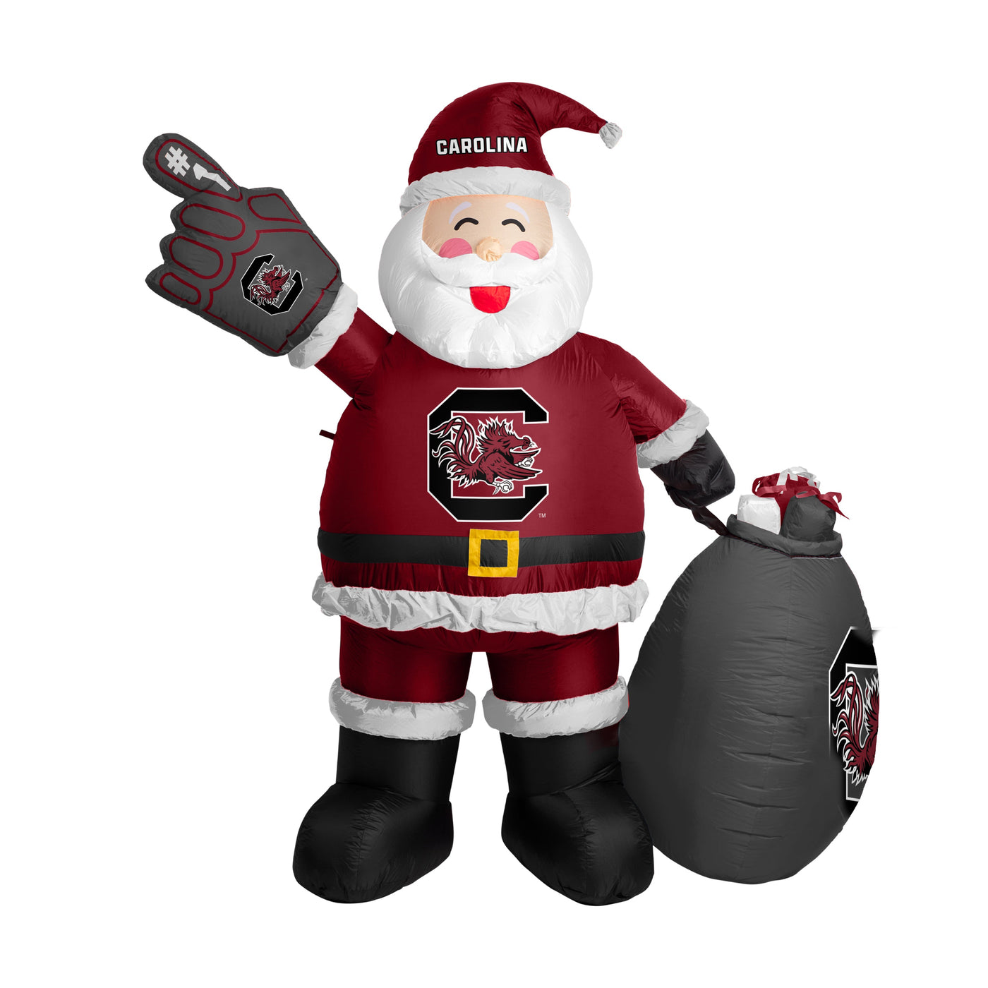 South Carolina Santa Claus Yard Inflatable - Logo Brands