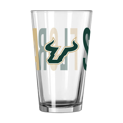 South Florida 16oz Overtime Pint Glass - Logo Brands