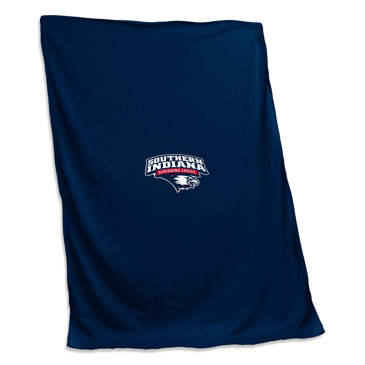 Southern Indiana Navy Screened Sweatshirt Blanket - Logo Brands