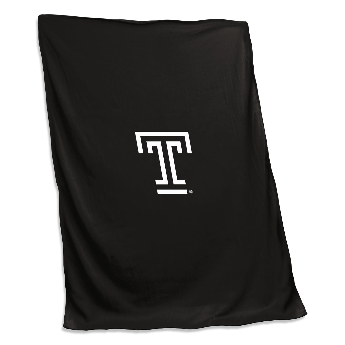 Temple Black Screened Sweatshirt Blanket - Logo Brands