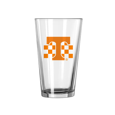 Tennessee Checkerboard 16oz Gameday Pint Glass - Logo Brands