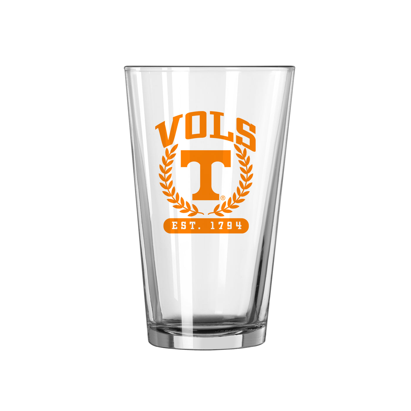 Tennessee Vols Laurel 16oz Pint Glass