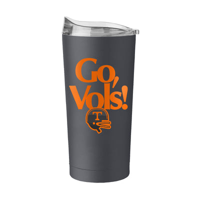 Tennessee Smokey Gray 20oz Powder Coat Tumbler - Logo Brands