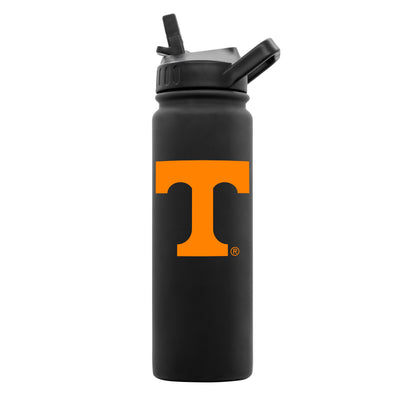 Tennessee 24oz Black Soft Touch Dbl Wall Btl - Logo Brands