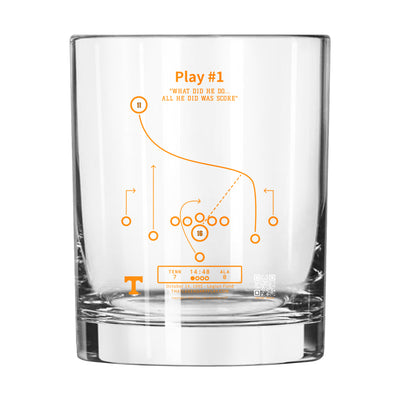 Tennessee Legendary Play 14oz Play #1 Rocks Glass