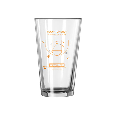 Tennessee Legendary Play Rocky Top Shot 16oz Pint Glass