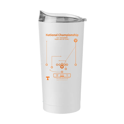 Tennessee Legendary Play National Championship 20oz Powder Coat Tumbler