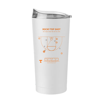 Tennessee Legendary Play Rocky Top Shot 20oz Powder Coat Tumbler