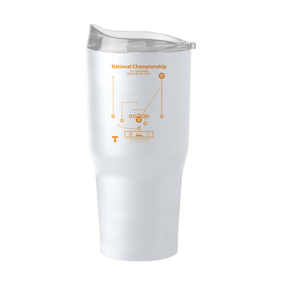 Tennessee Legendary Play 30oz National Championship Powder Coat Tumbler