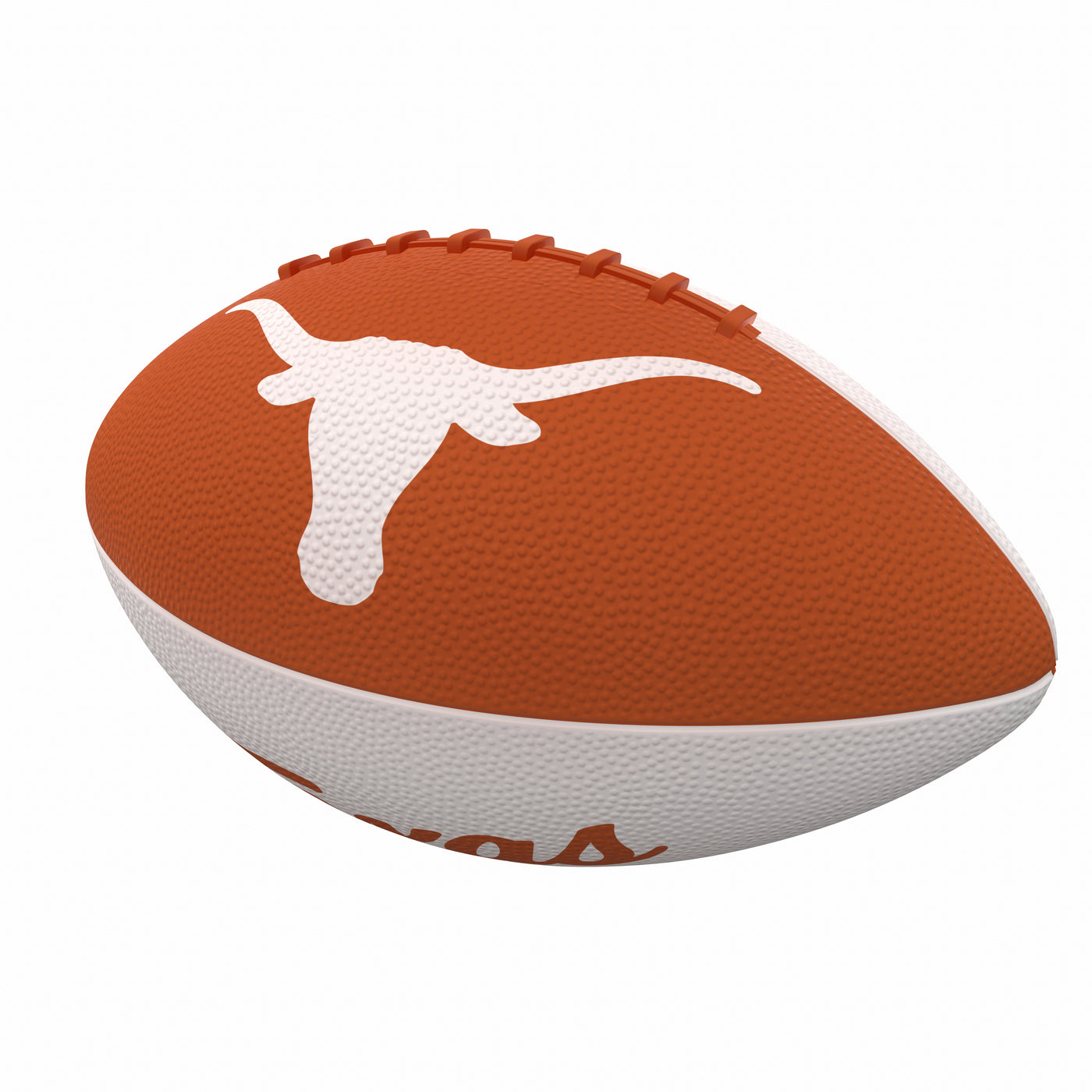 Texas Pinwheel Logo Junior Size Rubber Football
