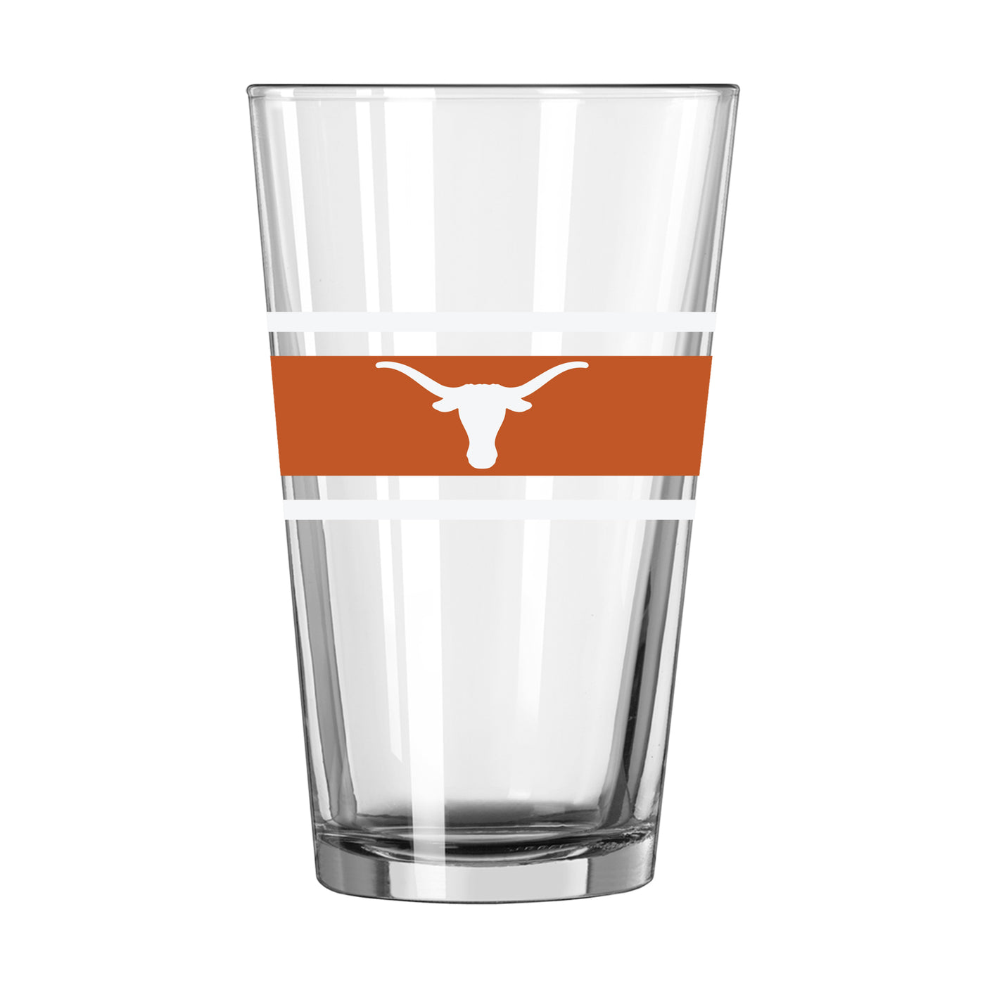 Texas 16oz Stripe Pint Glass