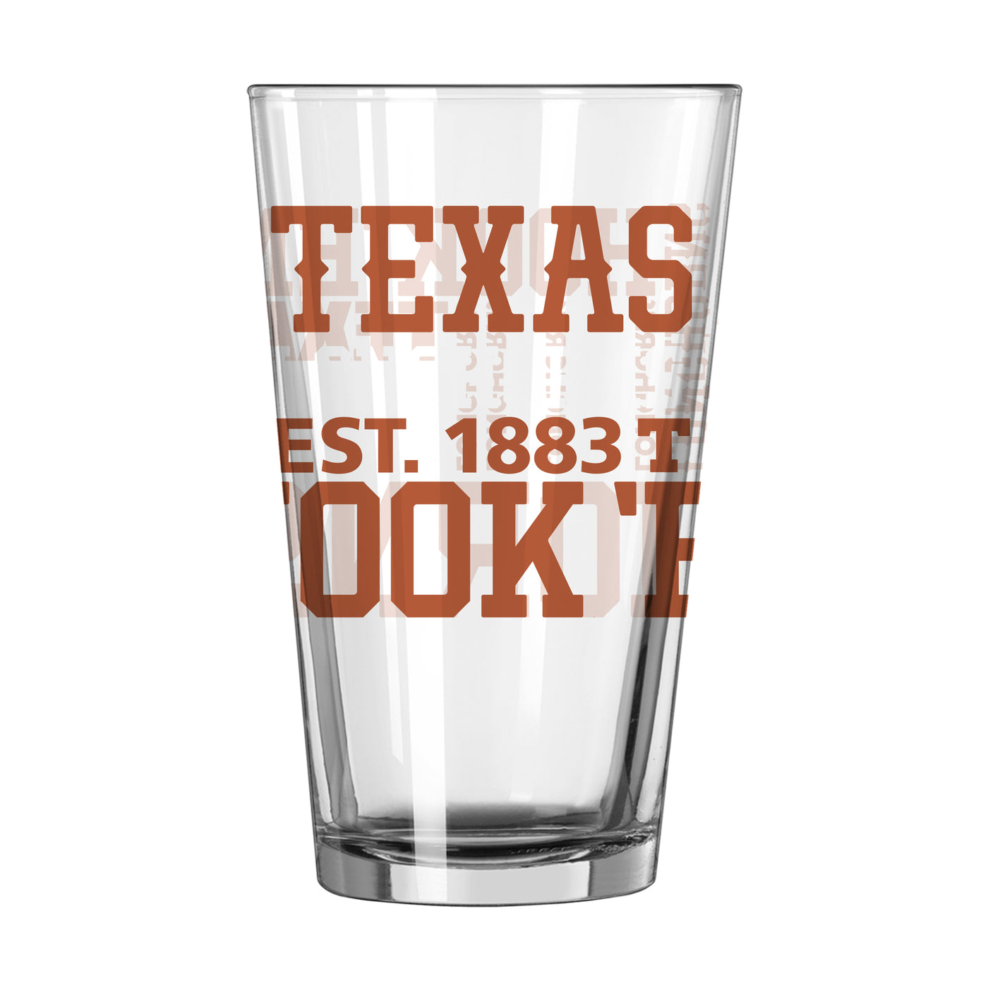 Texas 16oz Spirit Pint Glass