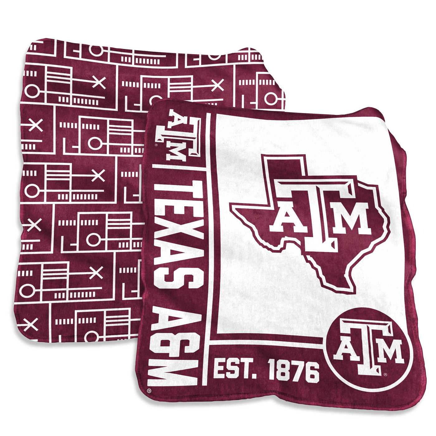 Texas A&M 60x70 Super Plush Blanket