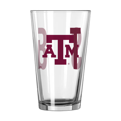 Texas A&M 16oz Overtime Pint Glass - Logo Brands