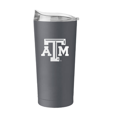 Texas A&M Charcoal 20oz Gameday Powder Coat Tumbler - Logo Brands