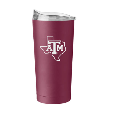 Texas A&M State Logo 20oz Gameday Powder Coat Tumbler - Logo Brands