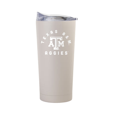 Texas A&M 20oz Archway Sand Powder Coat Tumbler - Logo Brands