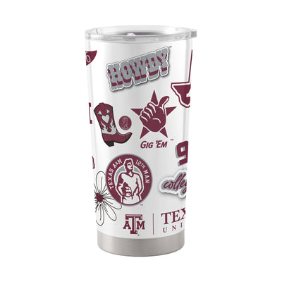 Texas A&M 20oz Native Stainless Tumbler - Logo Brands