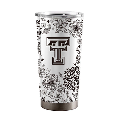 Texas Tech 20oz Botanical Stainless Steel Tumbler - Logo Brands