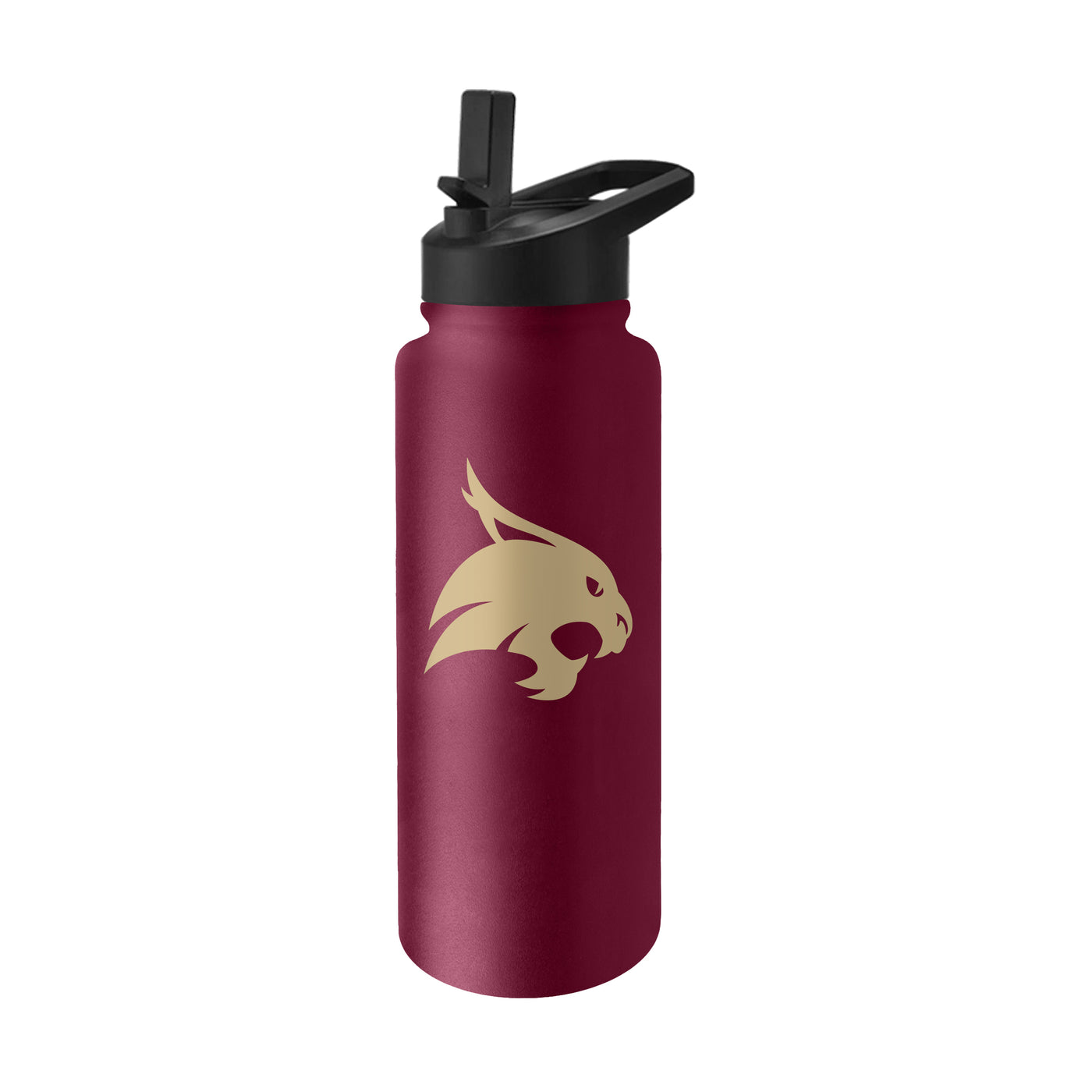 Texas State Logo 34 oz Quencher Stainless Bottle - Logo Brands